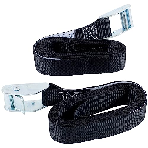 Keeper 85243 8' x 1" Lashing Strap, 2 Pack