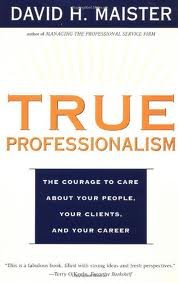 TRUE PROFESSIONALISM 1st (first) edition Text Only