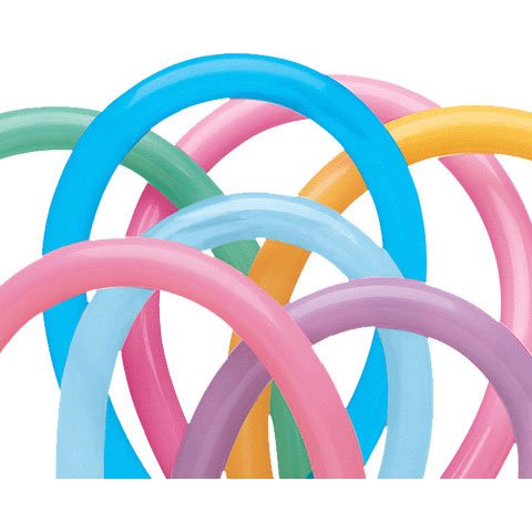 Qualatex 260Q Vibrant Assortment Tying Balloons (100ct) 100 Count Assortment