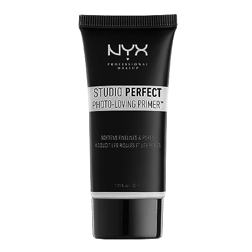 NYX Professional Makeup Studio Perfect Primer - Clear, Makeup Primer Base, Even Complexion, Minimises Fine Lines And Pores, Vegan Formula