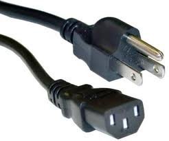 Mizar AC Power Cord Cable for LG LCD TV , 10'