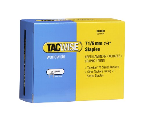 Tacwise Type 71/6mm Staples for Staple Gun (Box 20,000)