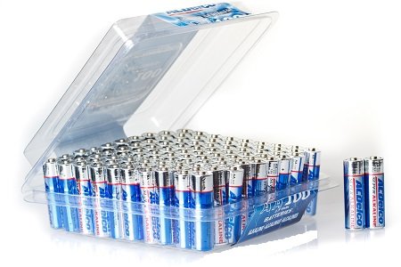 ACDelco AA Super Alkaline Batteries in Recloseable Package, 100 Count