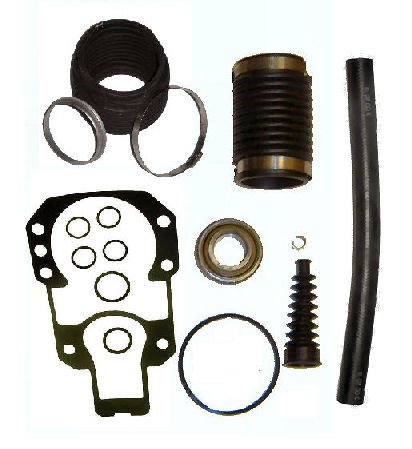 Tungsten Marine T M Transom Bellows Kit with Gimbal Bearing for Mercruiser Alpha I Gen II aftermarket Similar to 30-803099T1