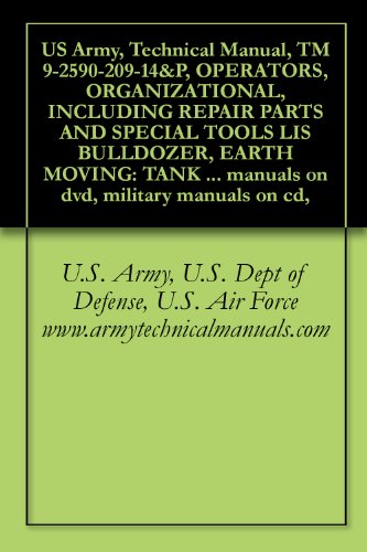 US Army, Technical Manual, TM 9-2590-209-14&P, OPERATORS, ORGANIZATIONAL, INCLUDING REPAIR PARTS AND SPECIAL TOOLS LIS BULLDOZER, EARTH MOVING: TANK MOUNTING, ... manuals on dvd, military manuals on cd,