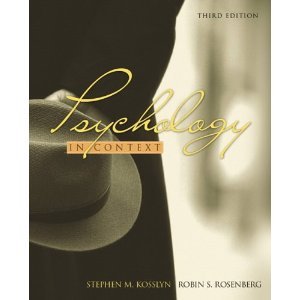 Psychology in Context 3rd (Third) Edition byKosslyn