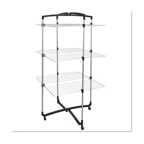 Metaltex Faro Plus / 405773039 Séchoir à linge 3 étages Argent/noir