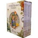 Peter Rabbit Library 10 book box set: Tale of the Flopsy Bunnies, Jemima Puddle-Duck, Tom Kitten, Mr Jeremy Fisher, Mrs. Tiggy-Winkle, Two Bad Mice, Benjamin Bunny, Tailor of Gloucester, Squirrel Nutkin, Peter Rabbit (Peter Rabbit)