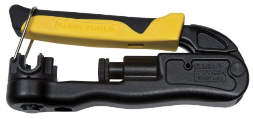 Compression Crimper, Wire Crimper and Coaxial Crimper for Indoor and Outdoor Cabling Klein Tools VDV211-063