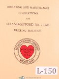 Leland Gifford No. 2LMS Drilling Machine Operations and Maintenance Manual 1941