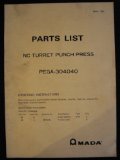 Amada PEGA-304040 Parts List NC Turret Punch Press