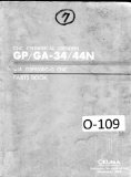 Okuma CNC Parts Lists GP GA-34 44N Cylindrical Grinder Manual
