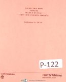 Pratt Whitney Velvetrace M-1744 Milling Machine Operators Instruct Manual (1958)