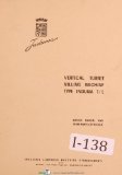 Induma I-S Vertical Turret Milling Machine Service Operations Parts Manual
