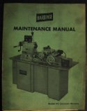 Hardinge HC Chucking Machine Maintenance Manual