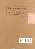 Kempsmith Type G (All-Geared) Milling Machine Operation Maintenance Manual 1943