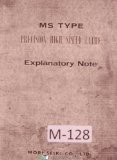 Mori Seiki Operators Instruction MS Type Lathe Manual