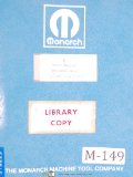 Monarch Series 10 CNC Lathe Programming Manual Year (1967)