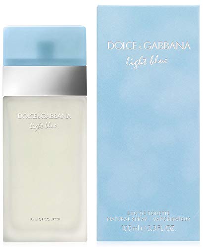 Dolce & Gabbana Eau de Toilettes Spray, Light Blue, 3.3 Fluid Ounce