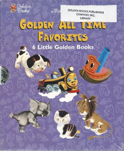 Golden All Time Favorites: 6 Little Golden Books Boxed Set (The Poky Little Puppy ~ The Tawny Scrawny Lion ~ Scuffy the Tugboat ~ The Saggy Baggy Elephant ~ The Shy Little Kitten ~ Tootle)