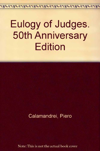Eulogy of Judges. 50th Anniversary Edition