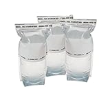 Survival Water Bags - Outdoors and Camping 1 Liter Stand Up Emergency Water Bag (Pack of 3)