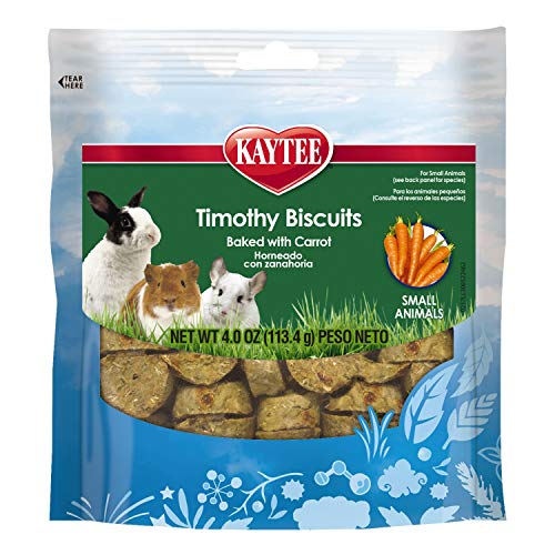Book Cover Kaytee Timothy Biscuits Baked Carrot Treat, 4-oz bag