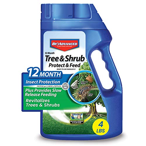 Book Cover BioAdvanced 12 Month Tree and Shrub Protect and Feed II, Granules, 4 lb