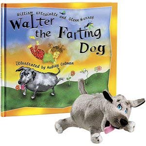 Book Cover Set of Walter The Farting Dog Book and Toy