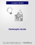 Organic Chemistry Lecture Notes: Carboxylic Acids