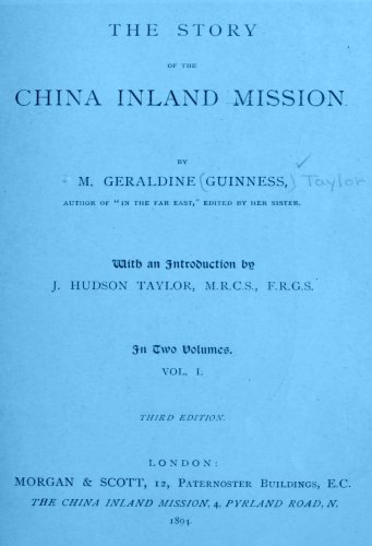 The Story of the China Inland Mission V1