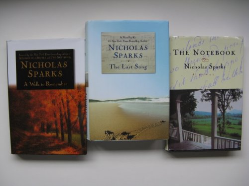 3 Book Set by Nicholas Sparks: The Notebook, A Walk to Remember, The Last Song