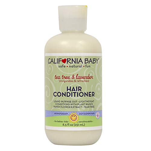 CALIFORNIA BABY Tea Tree & Lavender Hair Conditioner, 8.5 OZ