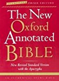 The New Oxford Annotated Bible 3th (third) edition Text Only College edition