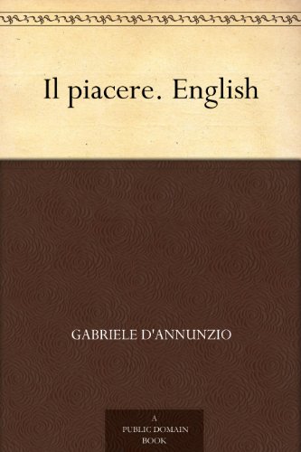 Il piacere. English