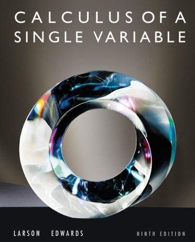 Calculus of a Single Variable 9th (nineth) edition Text Only