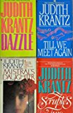 Four Judith Krantz Books (Scruples Two; Dazzle; Till We Meet Again; Mistral's Daughter)