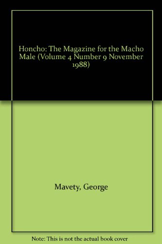 Honcho: The Magazine for the Macho Male (Volume 4 Number 9 November 1988)
