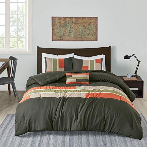 Mi Zone Pipeline Printed Comforter Set, Twin/Twin XL, Olive