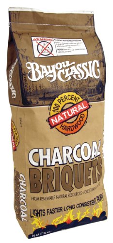 Bayou Classic 500-416, 16-lbs Bag Natural Charcoal Briquets
