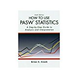 How to Use Pasw Statistics 6th (sixth) edition byCronk