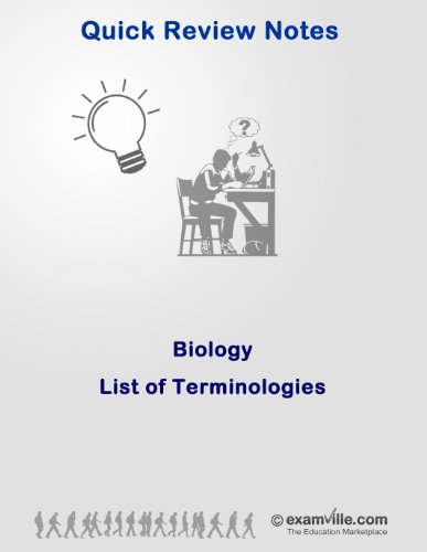 Biology Review: List of Terminologies (Quick Review Notes)