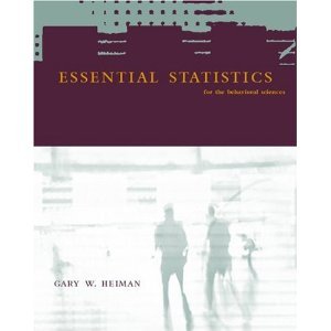 Essential Statistics for the Behavioral Sciences (04) by Heiman, Gary [Hardcover (2003)]