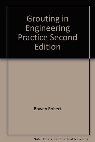 Grouting in Engineering Practice Second Edition