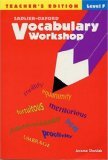 Sadlier-Oxford Vocabulary Workshop Level F Grade 11 Teacher Edition 0821576216 (Level F)