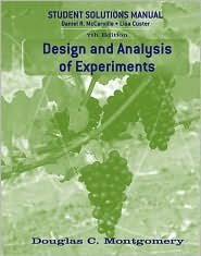 Design and Analysis of Experiments 7th (seventh) edition Text Only