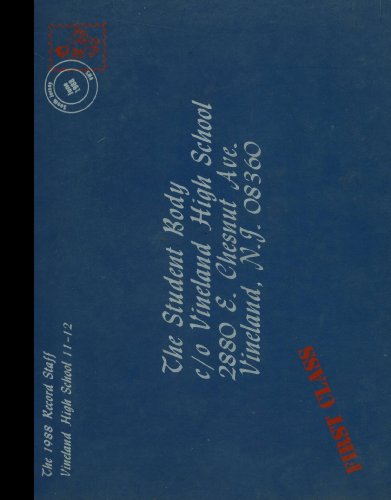 (Reprint) 1988 Yearbook: Vineland High School, Vineland, New Jersey