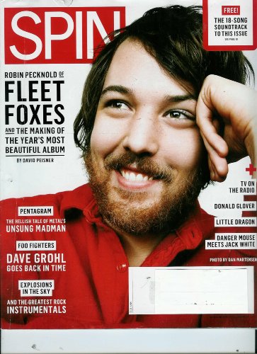 Spin May 2011 Robin Pecknold of Fleet Foxes | Free 18-song Soundtrack to This Issue