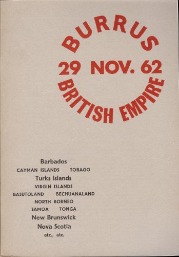Burrus: British Emipre	(Stamp Auction Catalog) (Robson Lowe 2212-2214)