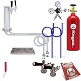 Dual Tap Deluxe Kegerator Conversion Kit